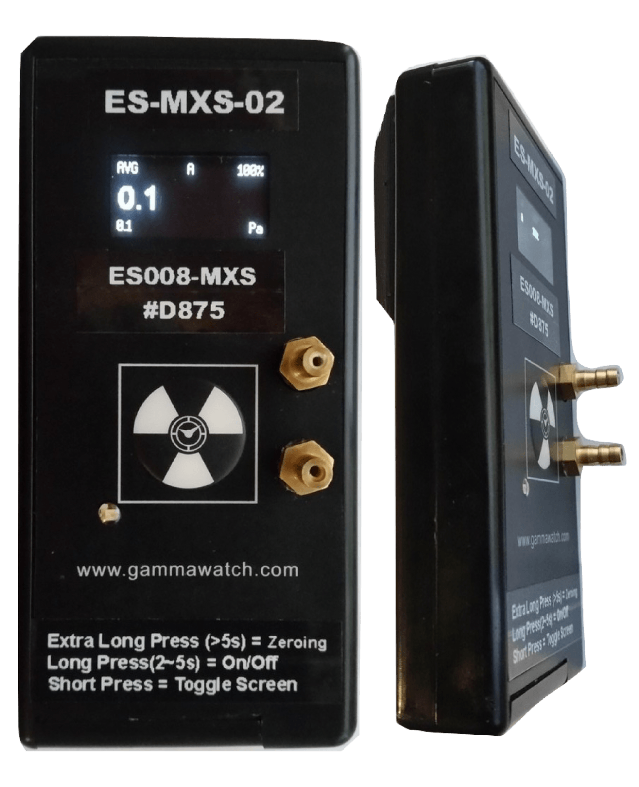 ES008MXS MicromanometerExtra Stable Radon Sniffer